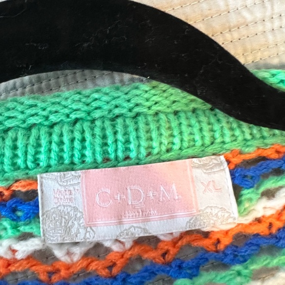 Multicolour crochet knit cardigan - Picture 4 of 6